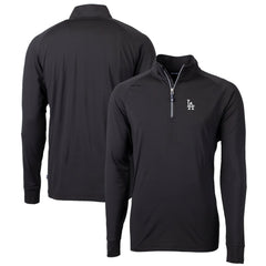 MLB Los Angeles Dodgers Cutter & Buck Big & Tall Adapt Eco Knit Stretch Recycled Quarter-Zip Pullover Top