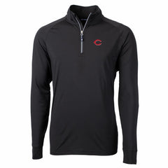 MLB Cincinnati Reds Cutter & Buck Big & Tall Adapt Eco Knit Stretch Recycled Quarter-Zip Pullover Top