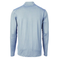 MLB Tampa Bay Rays Cutter & Buck Virtue Eco Pique Micro Stripe Recycled Quarter-Zip Pullover Top