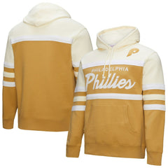 MLB Philadelphia Phillies Mitchell & Ness Head Coach Pullover Hoodie
