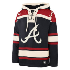 MLB Atlanta Braves '47 Superior Lacer Pullover Hoodie