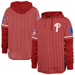 MLB Philadelphia Phillies '47 Pinstripe Double Header Pullover Hoodie