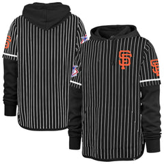 MLB San Francisco Giants '47 Pinstripe Double Header Pullover Hoodie