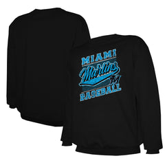MLB Miami Marlins Stitches Lightweight Crew Sweatshirt