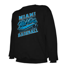 MLB Miami Marlins Stitches Lightweight Crew Sweatshirt