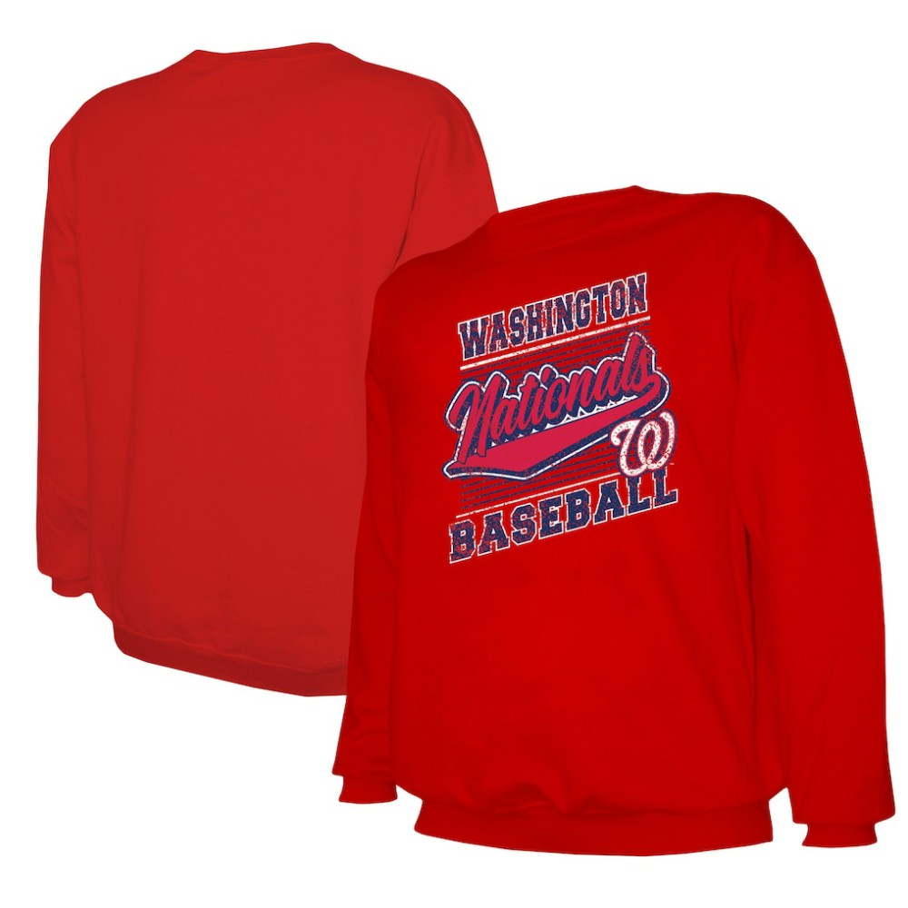 MLB Washington Nationals Stitches Lightweight Crew Sweatshirt