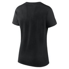 NHL Black Pittsburgh Penguins Logo Athletic Women's Unrivaled T-Shirt