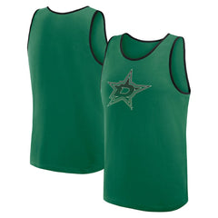NHL Kelly Green Dallas Stars Logo Athletic Unmatched Success Tank Top