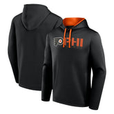 NHL Black Philadelphia Flyers Logo Athletic Head Start Pullover Hoodie