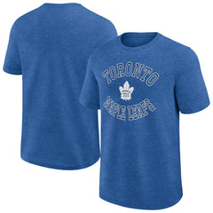 NHL Heather Blue Toronto Maple Leafs Logo Athletic Success T-Shirt