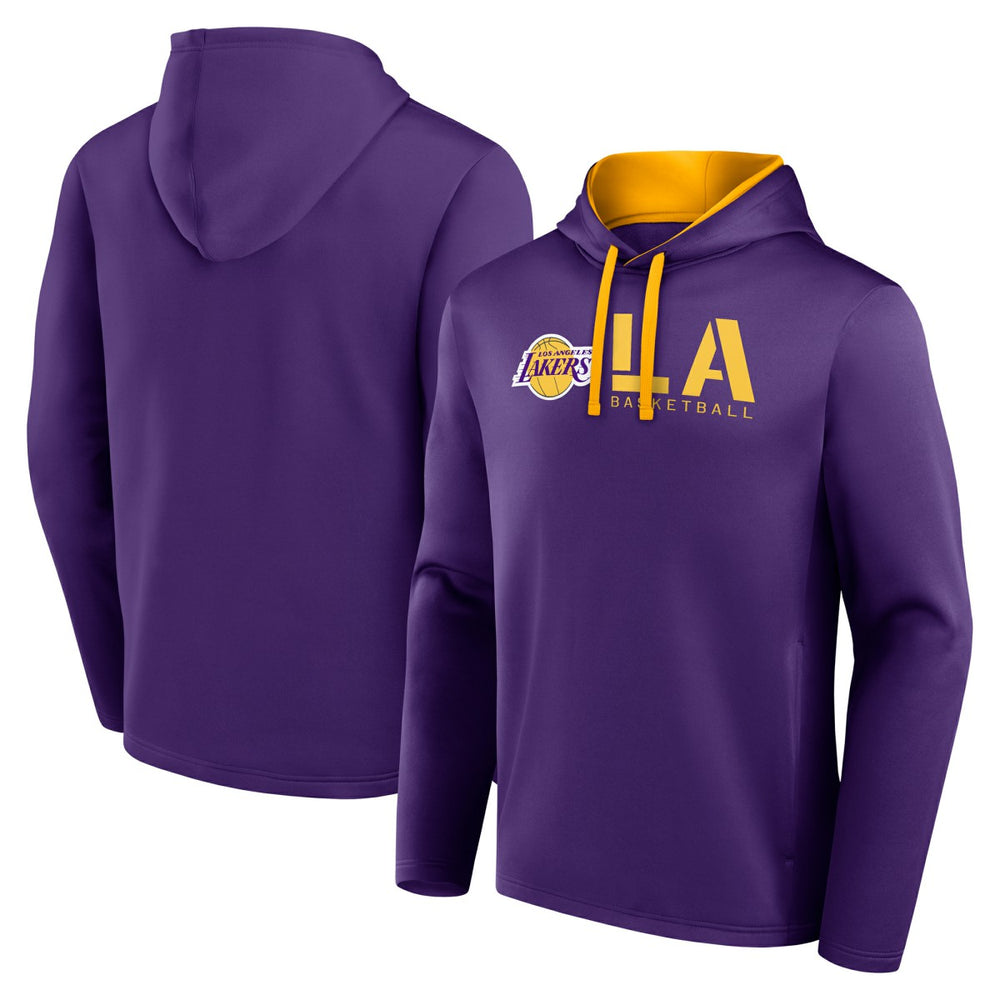 NBA Los Angeles Lakers Logo Athletic Head Start Pullover Hoodie