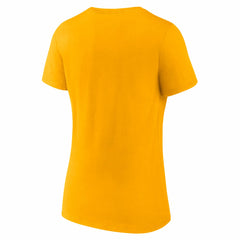 NBA Los Angeles Lakers Logo Athletic Women's Unrivaled V-Neck T-Shirt