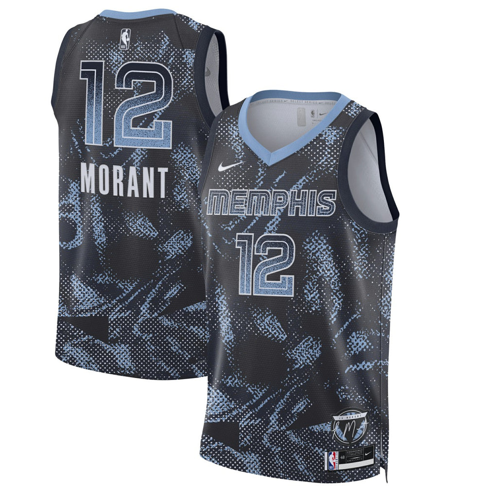 NBA Ja Morant Memphis Grizzlies Unisex 2025 Select Series Swingman Player Jersey
