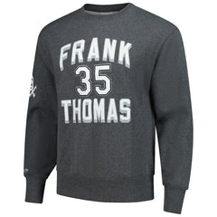 MLB Frank Thomas Chicago White Sox Mitchell & Ness Legends Collection Vintage Logo Name & Number Fleece Pullover Sweatshirt