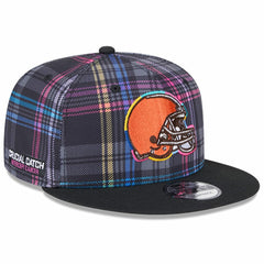 2024 NFL Crucial Catch Plaid 9FIFTY Snapback Hat - Cleveland Browns