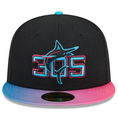 MLB Miami Marlins New Era 2025 City Connect 59FIFTY Fitted Hat