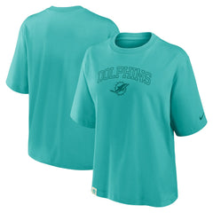 Women's Glory Arch Boxy T-Shirt - Miami Dolphins