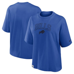 Women's Glory Arch Boxy T-Shirt - Buffalo Bills