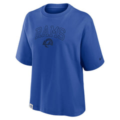 Women's Glory Arch Boxy T-Shirt - Los Angeles Rams
