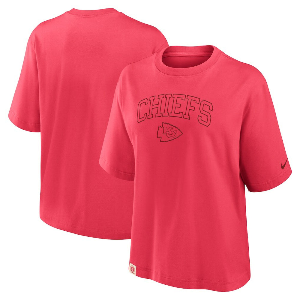 Women's Glory Arch Boxy T-Shirt - Kansas City Chiefs