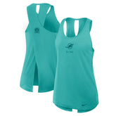 Women's Glory Open-Back Crisscross Dri-FIT Tank Top - Miami Dolphins