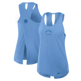 Women's Glory Open-Back Crisscross Dri-FIT Tank Top - Los Angeles Chargers