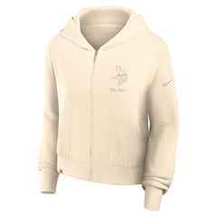 Women's Glory Cropped Full-Zip Hoodie - Minnesota Vikings