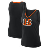 Logo Athletic Women's Stellar Win V-Neck Tank Top - Cincinnati Bengals