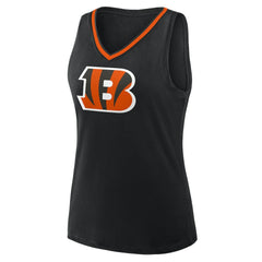 Logo Athletic Women's Stellar Win V-Neck Tank Top - Cincinnati Bengals