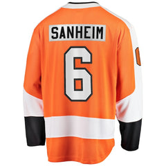 NHL Orange Travis Sanheim Philadelphia Flyers Fanatics Breakaway Jersey
