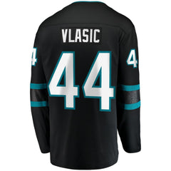 NHL Black Marc-Edouard Vlasic San Jose Sharks Fanatics Breakaway Jersey