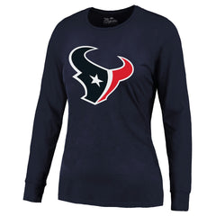 C.J. Stroud Majestic Threads Women's Player Name & Number Long Sleeve T-Shirt - Houston Texans