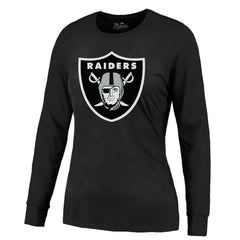 Maxx Crosby Majestic Threads Women's Player Name & Number Long Sleeve T-Shirt - Las Vegas Raiders