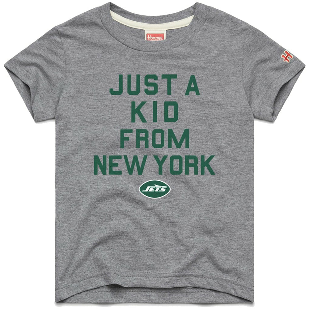 Homage Youth Just a Kid Tri-Blend T-Shirt - New York Jets