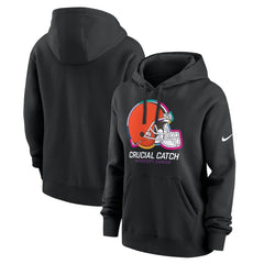 Women's 2024 NFL Crucial Catch Club Pullover Hoodie - Cleveland Browns