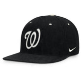 MLB Washington Nationals Nike Pro Corduroy Structured Snapback Hat