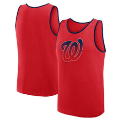 MLB Washington Nationals Logo Athletic Unmatched Success Tank Top