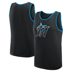 MLB Miami Marlins Logo Athletic Unmatched Success Tank Top