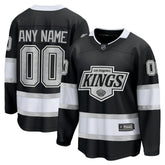 NHL Black Los Angeles Kings Fanatics Home Breakaway Custom Jersey