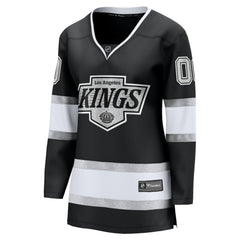 NHL Black Los Angeles Kings Fanatics Women's Home Breakaway Custom Jersey