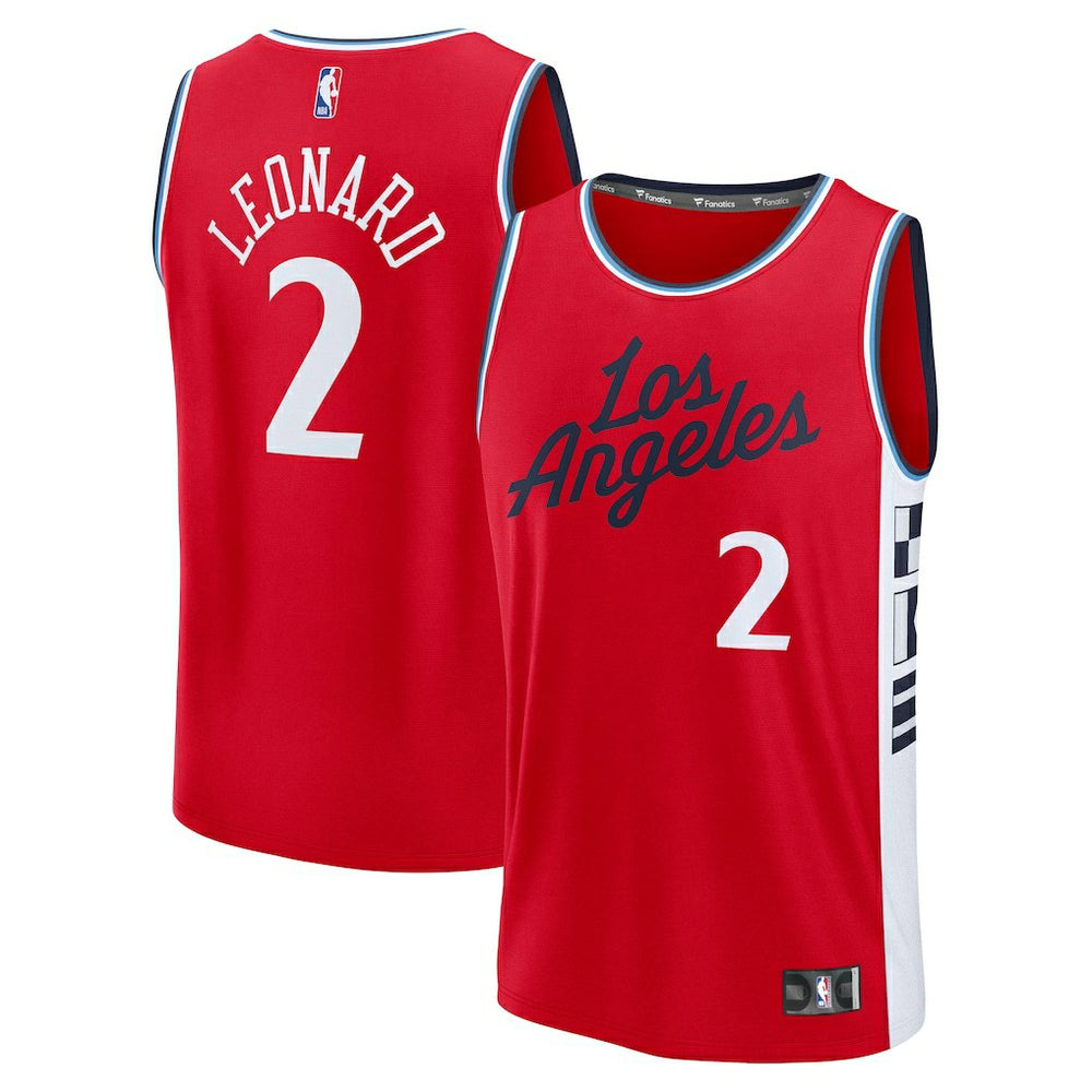 NBA Kawhi Leonard LA Clippers Fast Break Replica Player Jersey