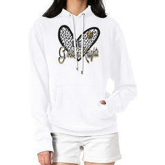 NHL White Vegas Golden Knights G-III 4Her by Carl Banks Women's Animal Print Heart Fleece Pullover Hoodie