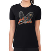 NHL Black Anaheim Ducks G-III 4Her by Carl Banks Women's Super-Slim Fit Lightweight Animal Print Heart T-Shirt