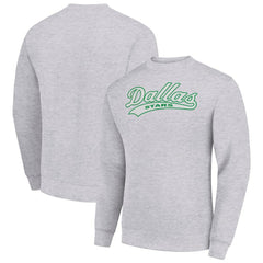 NHL Heather Gray Dallas Stars Starter Tailsweep City Pullover Sweatshirt