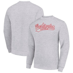NHL Heather Gray Washington Capitals Starter Tailsweep City Pullover Sweatshirt