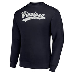 NHL Navy Winnipeg Jets Starter Tailsweep City Pullover Sweatshirt