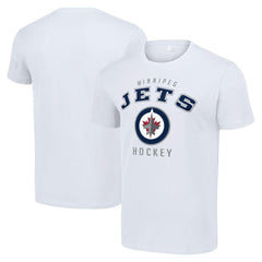 NHL White Winnipeg Jets Starter Logo T-Shirt