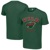 NHL Green Minnesota Wild Starter Logo T-Shirt