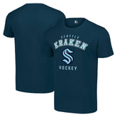 NHL Navy Seattle Kraken Starter Logo T-Shirt