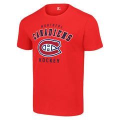 NHL Red Montreal Canadiens Starter Logo T-Shirt